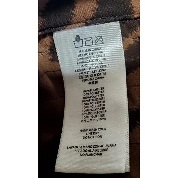 MICHAEL Michael Kors Skirt 2 Animal Print Ruffle Flirty Brn/Blk Tiers/Gather 3D - Picture 9 of 11